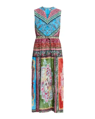 Elie Tahari The Adira Sleeveless Floral-Print Midi Dress | Thumbnail 1 Elie Tahari The Adira Sleeveless Floral-Print Midi Dress | Thumbnail 1