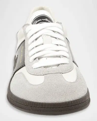 Santoni DBS Oly Mixed Leather Low-Top Sneakers | Thumbnail 4 Santoni DBS Oly Mixed Leather Low-Top Sneakers | Thumbnail 4