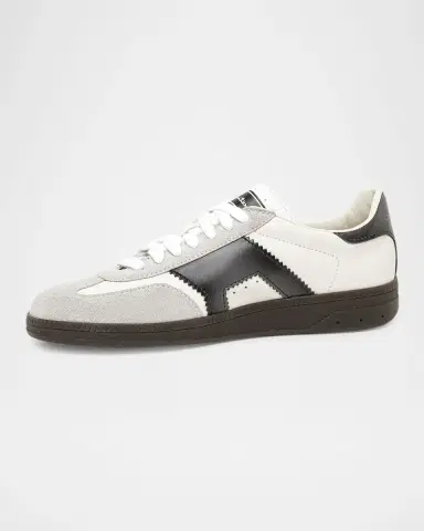 Santoni DBS Oly Mixed Leather Low-Top Sneakers | Thumbnail 5 Santoni DBS Oly Mixed Leather Low-Top Sneakers | Thumbnail 5