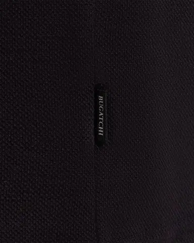 Bugatchi Men's Quarter-Zip Melange Performance Knit Polo Shirt | Thumbnail 6 Bugatchi Men's Quarter-Zip Melange Performance Knit Polo Shirt | Thumbnail 6