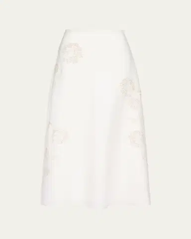 TWP The A-Line Embroidered Linen Skirt | Thumbnail 5 TWP The A-Line Embroidered Linen Skirt | Thumbnail 5