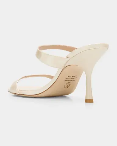 Stuart Weitzman 85mm Nudist Leather Dual-Strap Sandals | Thumbnail 4 Stuart Weitzman 85mm Nudist Leather Dual-Strap Sandals | Thumbnail 4