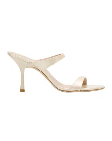 Stuart Weitzman 85mm Nudist Leather Dual-Strap Sandals | Thumbnail 1 Stuart Weitzman 85mm Nudist Leather Dual-Strap Sandals | Thumbnail 1