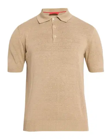 Isaia Men's Linen-Silk Short-Sleeve Polo Shirt | Thumbnail 1 Isaia Men's Linen-Silk Short-Sleeve Polo Shirt | Thumbnail 1