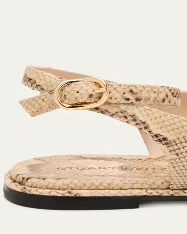 Stuart Weitzman Marley Snake-Embossed Leather Flat Thong Sandals | Thumbnail 10 Stuart Weitzman Marley Snake-Embossed Leather Flat Thong Sandals | Thumbnail 10