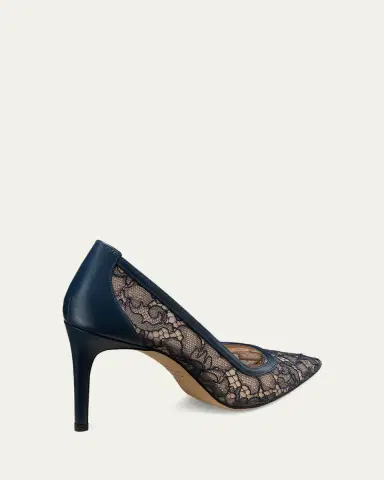 Stuart Weitzman 5mm Stuart Power Lace Pumps | Thumbnail 2 Stuart Weitzman 5mm Stuart Power Lace Pumps | Thumbnail 2