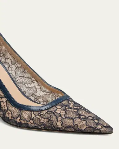 Stuart Weitzman 5mm Stuart Power Lace Pumps | Thumbnail 3 Stuart Weitzman 5mm Stuart Power Lace Pumps | Thumbnail 3