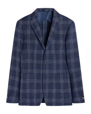Bugatchi Men's Windowpane Two-Button Blazer | Thumbnail 1 Bugatchi Men's Windowpane Two-Button Blazer | Thumbnail 1