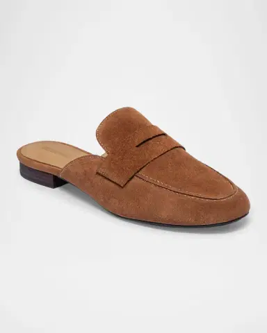 Bernardo Balda Suede Loafer Mules | Thumbnail 2 Bernardo Balda Suede Loafer Mules | Thumbnail 2