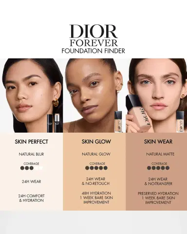 Dior Forever Skin Wear Matte Foundation | Thumbnail 9 Dior Forever Skin Wear Matte Foundation | Thumbnail 9