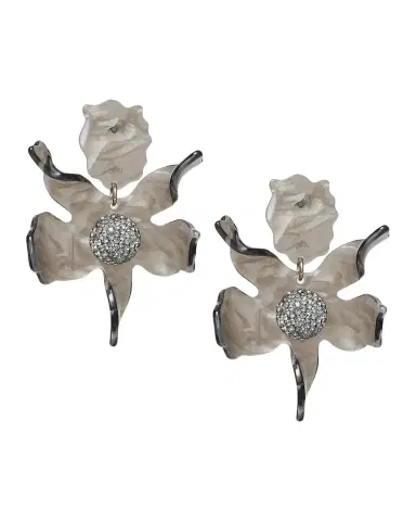 Lele Sadoughi Crystal Lily Earrings, Abalone | Thumbnail 1 Lele Sadoughi Crystal Lily Earrings, Abalone | Thumbnail 1