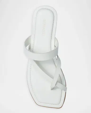 Bernardo Ocana Leather Cross-Strap Thong Sandals | Thumbnail 2 Bernardo Ocana Leather Cross-Strap Thong Sandals | Thumbnail 2