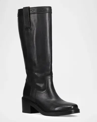 Frye Kate Leather Wide Calf Pull-On Boots | Thumbnail 2 Frye Kate Leather Wide Calf Pull-On Boots | Thumbnail 2