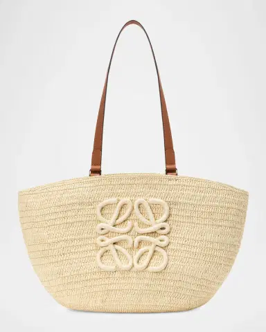 Loewe x Paula's Ibiza Extra Large Eclipse Basket Bag in Raffia and Calfskin | Thumbnail 7 Loewe x Paula's Ibiza Extra Large Eclipse Basket Bag in Raffia and Calfskin | Thumbnail 7