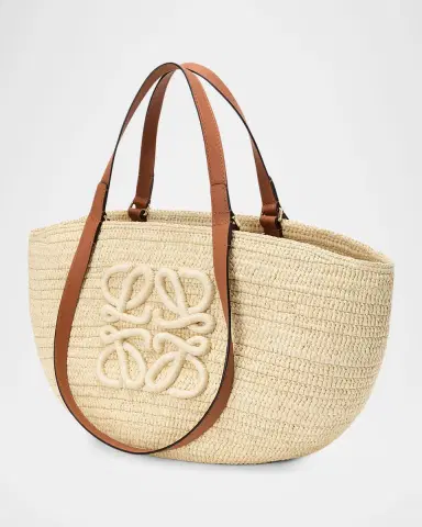Loewe x Paula's Ibiza Extra Large Eclipse Basket Bag in Raffia and Calfskin | Thumbnail 8 Loewe x Paula's Ibiza Extra Large Eclipse Basket Bag in Raffia and Calfskin | Thumbnail 8