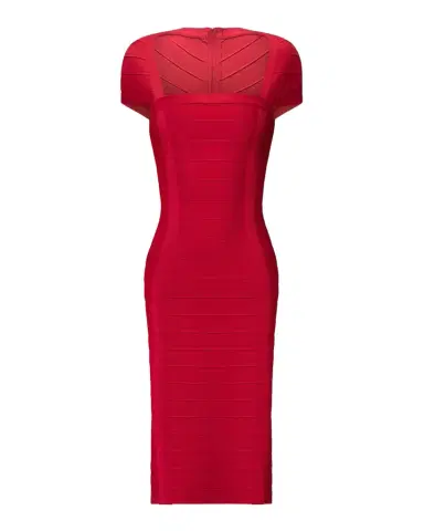 Hervé Léger The Premiere Knee-Length Dress | Thumbnail 1 Hervé Léger The Premiere Knee-Length Dress | Thumbnail 1