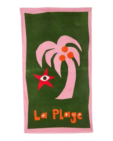 Jonathan Adler Playa La Plage Beach Towel, 40" x 70" | Thumbnail 1 Jonathan Adler Playa La Plage Beach Towel, 40" x 70" | Thumbnail 1