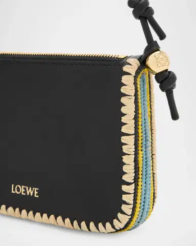 Loewe x Paula's Ibiza Rio Leather & Striped Raffia Shoulder Bag | Thumbnail 5 Loewe x Paula's Ibiza Rio Leather & Striped Raffia Shoulder Bag | Thumbnail 5