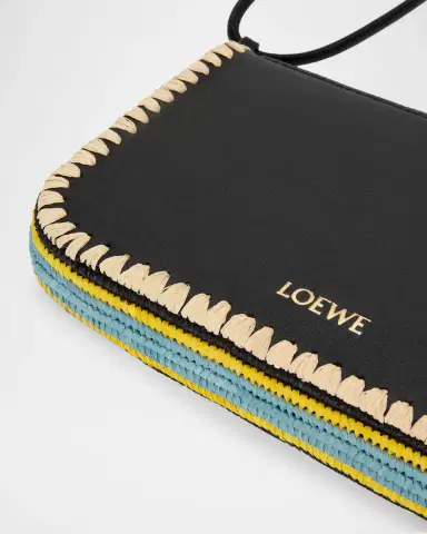 Loewe x Paula's Ibiza Rio Leather & Striped Raffia Shoulder Bag | Thumbnail 7 Loewe x Paula's Ibiza Rio Leather & Striped Raffia Shoulder Bag | Thumbnail 7
