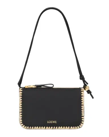 Loewe x Paula's Ibiza Rio Leather & Striped Raffia Shoulder Bag | Thumbnail 1 Loewe x Paula's Ibiza Rio Leather & Striped Raffia Shoulder Bag | Thumbnail 1