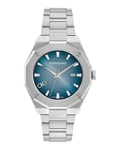 FERRAGAMO Men 's Ferragamo Edge Stainless Steel Bracelet Watch | Thumbnail 1 FERRAGAMO Men 's Ferragamo Edge Stainless Steel Bracelet Watch | Thumbnail 1