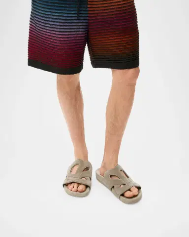 Loewe x Paula's Ibiza Men's Ease Monogram Suede Sandals | Thumbnail 2 Loewe x Paula's Ibiza Men's Ease Monogram Suede Sandals | Thumbnail 2