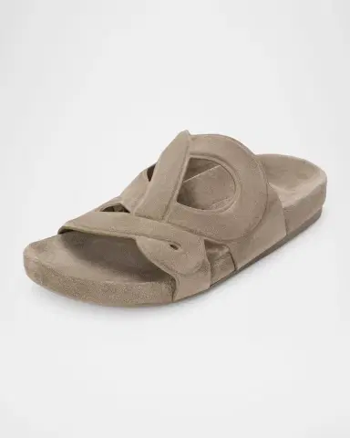 Loewe x Paula's Ibiza Men's Ease Monogram Suede Sandals | Thumbnail 3 Loewe x Paula's Ibiza Men's Ease Monogram Suede Sandals | Thumbnail 3