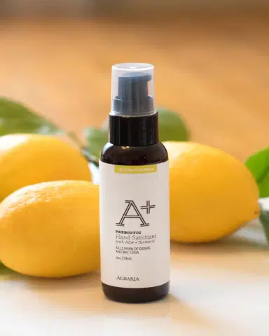 Agraria Lemon Verbena A+ Prebiotic Hand Sanitizer, 2 oz./ 60 mL | Thumbnail 4 Agraria Lemon Verbena A+ Prebiotic Hand Sanitizer, 2 oz./ 60 mL | Thumbnail 4