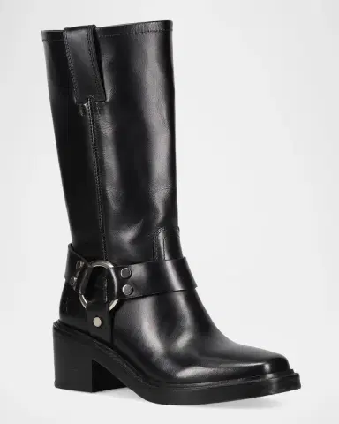 Frye Kate Harness Leather Mid-Calf Boots | Thumbnail 2 Frye Kate Harness Leather Mid-Calf Boots | Thumbnail 2