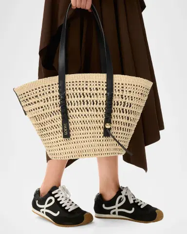 Loewe x Paula's Ibiza Braid Medium Woven Basket Tote Bag | Thumbnail 2 Loewe x Paula's Ibiza Braid Medium Woven Basket Tote Bag | Thumbnail 2