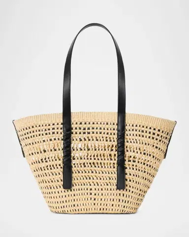 Loewe x Paula's Ibiza Braid Medium Woven Basket Tote Bag | Thumbnail 3 Loewe x Paula's Ibiza Braid Medium Woven Basket Tote Bag | Thumbnail 3