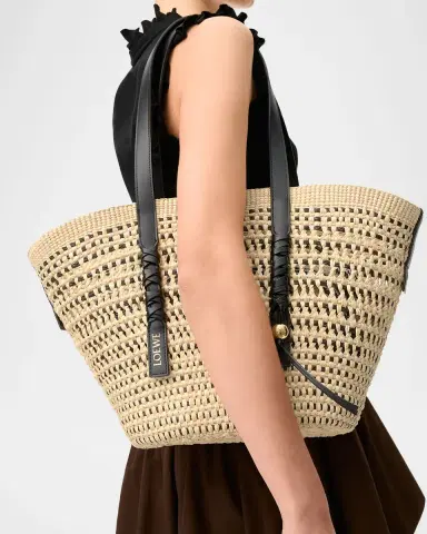 Loewe x Paula's Ibiza Braid Medium Woven Basket Tote Bag | Thumbnail 5 Loewe x Paula's Ibiza Braid Medium Woven Basket Tote Bag | Thumbnail 5
