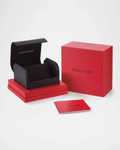 FERRAGAMO Men 's Ferragamo Edge 42mm Skeleton Two-Tone Bracelet Watch | Thumbnail 4 FERRAGAMO Men 's Ferragamo Edge 42mm Skeleton Two-Tone Bracelet Watch | Thumbnail 4