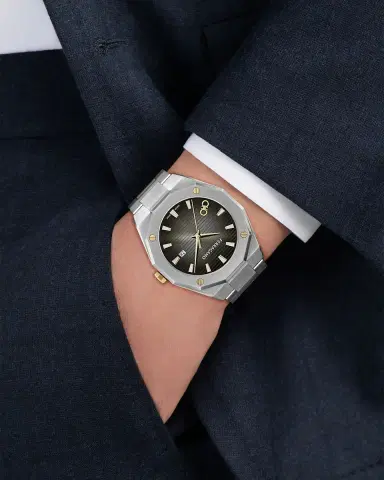 FERRAGAMO Men 's Ferragamo Edge Stainless Steel Bracelet Watch | Thumbnail 5 FERRAGAMO Men 's Ferragamo Edge Stainless Steel Bracelet Watch | Thumbnail 5