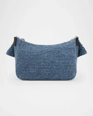 Loewe x Paula's Ibiza Ola Medium Bag in Denim-Effect Raffia | Thumbnail 3 Loewe x Paula's Ibiza Ola Medium Bag in Denim-Effect Raffia | Thumbnail 3