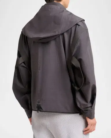 Homme Plissé Issey Miyake Carrier Carried Coat | Thumbnail 2 Homme Plissé Issey Miyake Carrier Carried Coat | Thumbnail 2