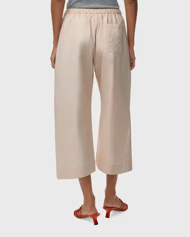 Loewe x Paula's Ibiza Pleated Wide-Leg Crop Drawstring Pants | Thumbnail 2 Loewe x Paula's Ibiza Pleated Wide-Leg Crop Drawstring Pants | Thumbnail 2