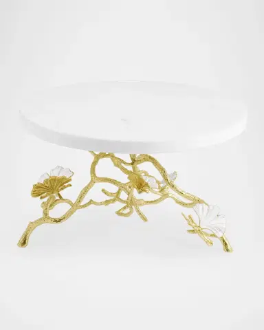 Michael Aram Butterfly Gingko Gold Cake Stand | Thumbnail 4 Michael Aram Butterfly Gingko Gold Cake Stand | Thumbnail 4