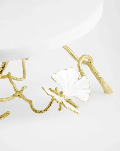 Michael Aram Butterfly Gingko Gold Cake Stand | Thumbnail 5 Michael Aram Butterfly Gingko Gold Cake Stand | Thumbnail 5