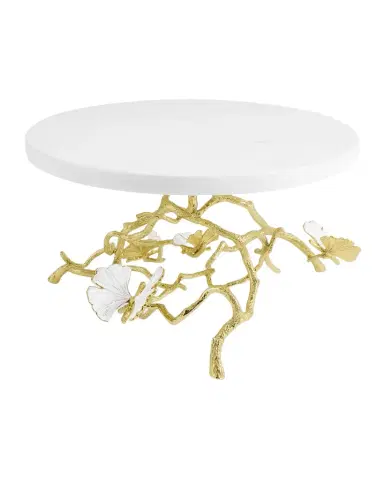 Michael Aram Butterfly Gingko Gold Cake Stand | Thumbnail 1 Michael Aram Butterfly Gingko Gold Cake Stand | Thumbnail 1