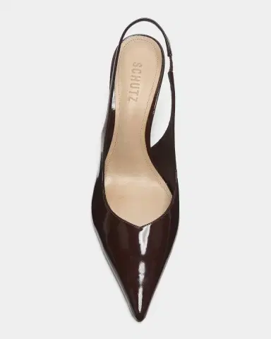 Schutz 75mm Lexi Patent Leather Slingback Pumps | Thumbnail 4 Schutz 75mm Lexi Patent Leather Slingback Pumps | Thumbnail 4