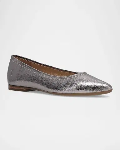 Frye Heather Metallic Leather Ballerina Flats | Thumbnail 2 Frye Heather Metallic Leather Ballerina Flats | Thumbnail 2