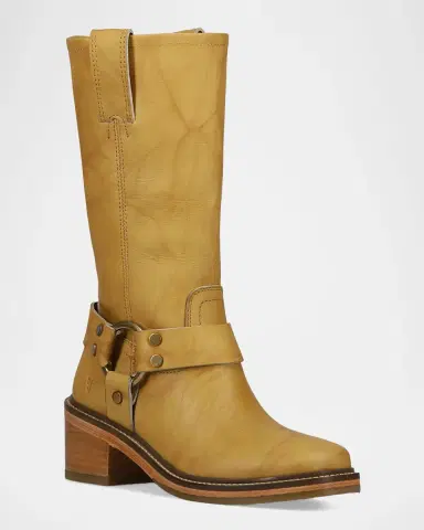 Frye Kate Harness Leather Mid-Calf Boots | Thumbnail 2 Frye Kate Harness Leather Mid-Calf Boots | Thumbnail 2