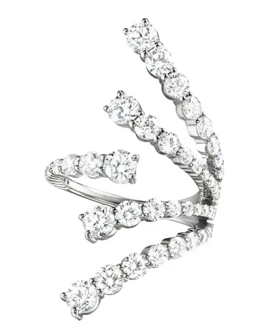 Melissa Kaye 18K Aria Cascade Ring with Diamonds | Thumbnail 1 Melissa Kaye 18K Aria Cascade Ring with Diamonds | Thumbnail 1