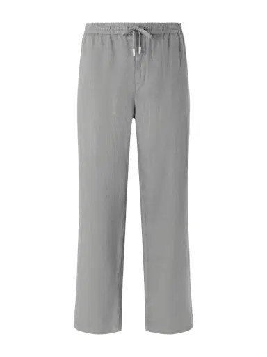 MR P. Edward Straight-Leg Garment-Dyed Linen Drawstring Trousers | Thumbnail 1 MR P. Edward Straight-Leg Garment-Dyed Linen Drawstring Trousers | Thumbnail 1