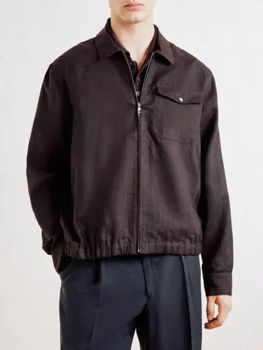 MR P. Linen Shirt Jacket | Thumbnail 3 MR P. Linen Shirt Jacket | Thumbnail 3