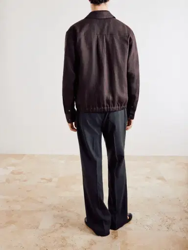 MR P. Linen Shirt Jacket | Thumbnail 4 MR P. Linen Shirt Jacket | Thumbnail 4