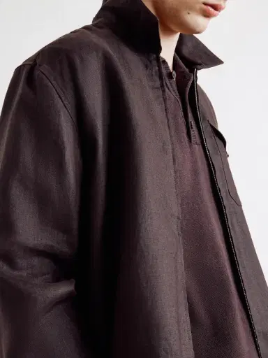 MR P. Linen Shirt Jacket | Thumbnail 5 MR P. Linen Shirt Jacket | Thumbnail 5