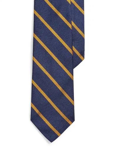 Polo Ralph Lauren Men's Striped Bar Silk Tie | Thumbnail 1 Polo Ralph Lauren Men's Striped Bar Silk Tie | Thumbnail 1