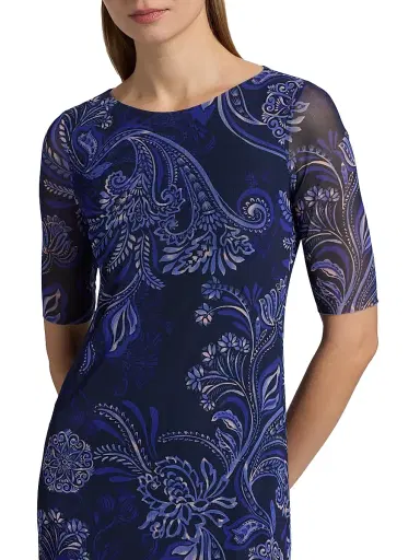 Johnny Was Women's Astrid Floral Mesh Midi-Dress - Miko | Thumbnail 6 Johnny Was Women's Astrid Floral Mesh Midi-Dress - Miko | Thumbnail 6
